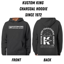 Load image into Gallery viewer, Kustom King - Charcoal Hoodie
