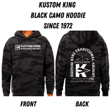 Load image into Gallery viewer, Kustom King - Black Camo Hoodie