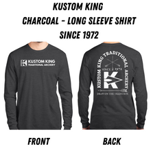 Load image into Gallery viewer, Kustom King - Charcoal - Long Sleeve Shirt
