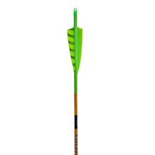Load image into Gallery viewer, Black Eagle Vintage Carbon Arrows -  Flo Green