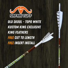 Load image into Gallery viewer, Safari Tuff - Old Skool - Topo White