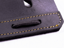 Load image into Gallery viewer, Novem Leather Tab - Split Finger - Black