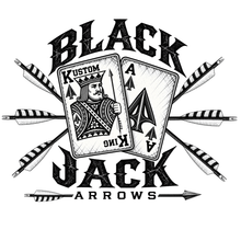 Load image into Gallery viewer, Kustom Arrow Builder - Black Jack Arrows