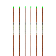 Load image into Gallery viewer, Safari Tuff - Old Skool - .245 Arrow Shafts - 6 Pack