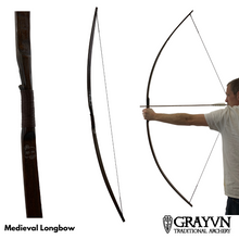 Load image into Gallery viewer, Medieval Longbow