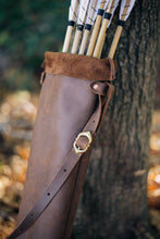 Load image into Gallery viewer, Leather Waist Quiver