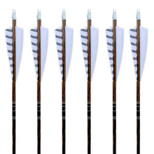 Load image into Gallery viewer, King Arrows - Traditional Arrows - Classic White