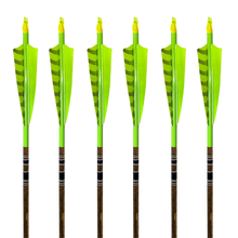 Load image into Gallery viewer, King Arrows - Traditional Arrows - Flo Green