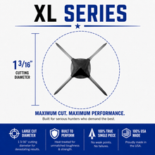 Load image into Gallery viewer, TOTA | 150 grain XL broadhead | 1-3/16-inch solid | fixed blade