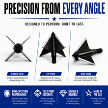 Load image into Gallery viewer, TOTA | 175 grain XL broadhead | 1-3/16-inch solid | fixed blade