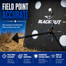 Load image into Gallery viewer, TOTA | 150 grain XL broadhead | 1-3/16-inch solid | fixed blade