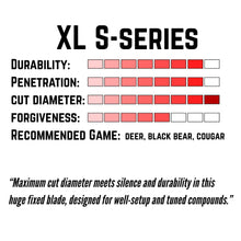 Load image into Gallery viewer, TOTA | 125 grain XL broadhead | 1-3/16-inch solid | fixed blade