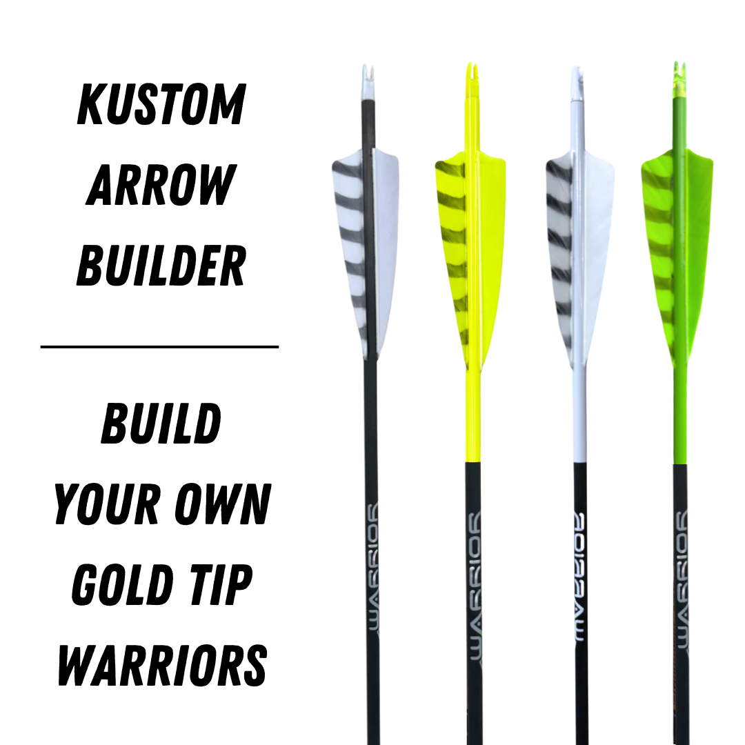 Kustom Arrow Builder Gold Tip Warrior Kustom King Traditional Archery