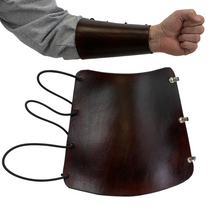 Load image into Gallery viewer, Classic Traditional Arm Guard - Dark Brown
