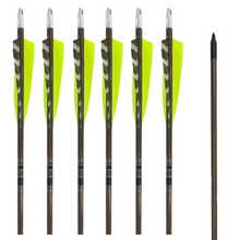 Load image into Gallery viewer, King Arrows - Classic Traditional Arrows - Flo Yellow - Dozen
