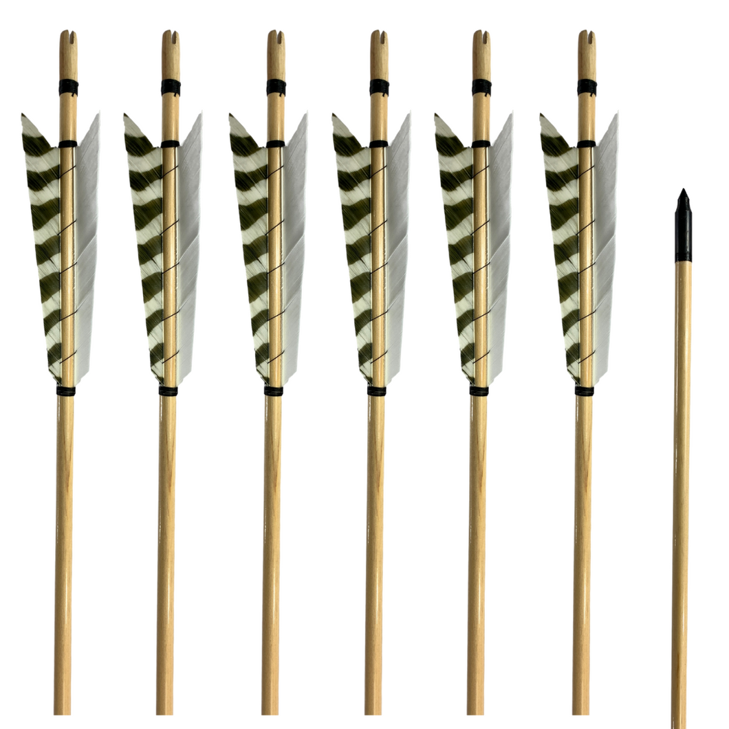 King Arrows - Classic English Arrows - 6 Pack