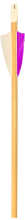 Load image into Gallery viewer, King Arrows - Youth Wood Arrows - 6 Pack