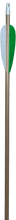 Load image into Gallery viewer, King Arrows - Youth 1/4 inch Wood Arrows with field points - 6 Pack