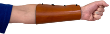 Load image into Gallery viewer, Classic Youth Arm Guard - Saddle Tan