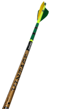 Load image into Gallery viewer, Black Eagle Vintage Carbon Arrows -  Green/ Yellow