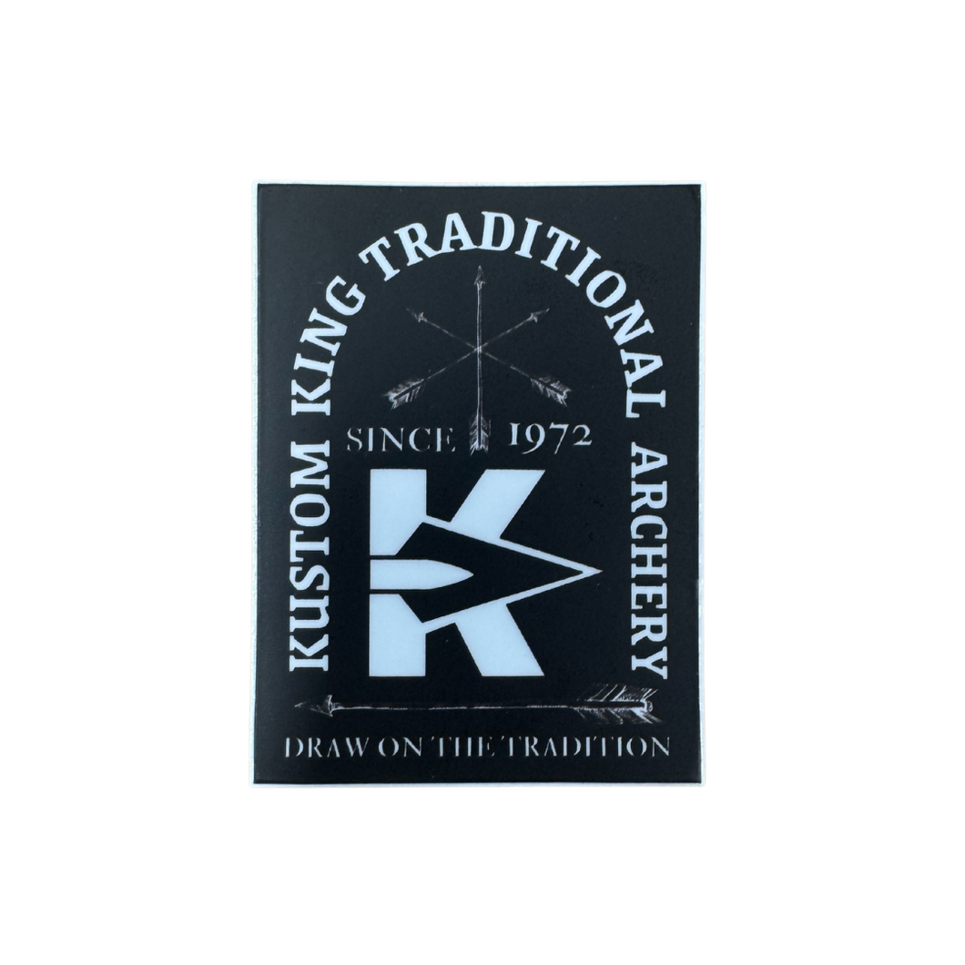 Kustom King Traditional Archery - 1972 Sticker