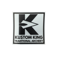 Load image into Gallery viewer, Kustom King Traditional Archery - 3&quot; Square Sticker
