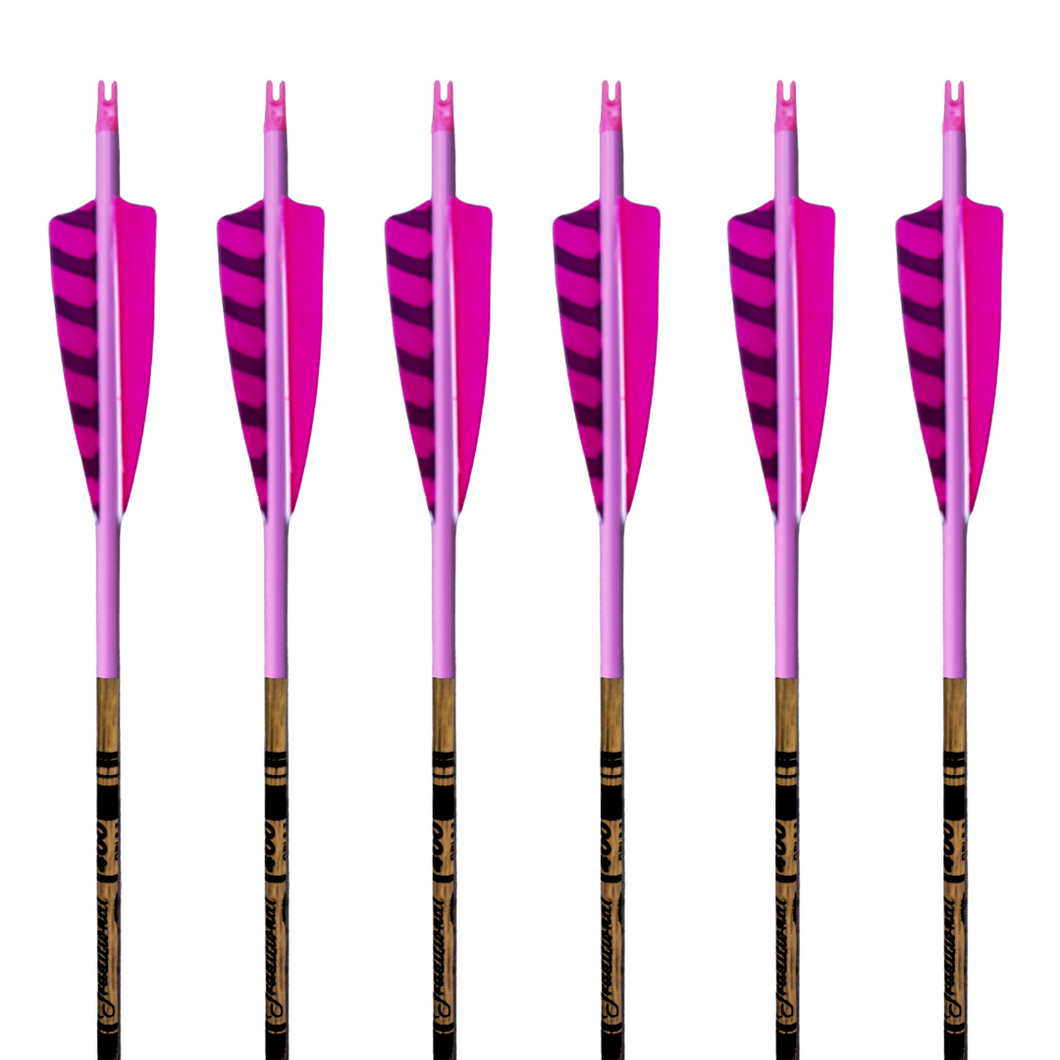 Gold Tip Traditional Arrows - Pink Out