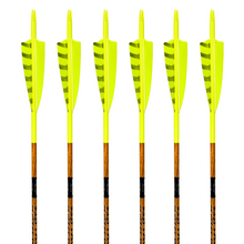 Load image into Gallery viewer, Black Eagle Vintage Carbon Arrows -  Flo Yellow
