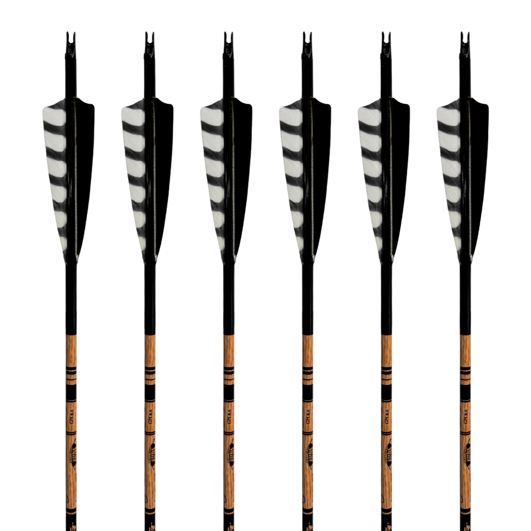Gold Tip Traditional Arrows - Black Jack