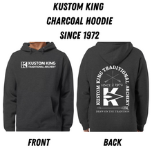 Load image into Gallery viewer, Kustom King - Charcoal Hoodie
