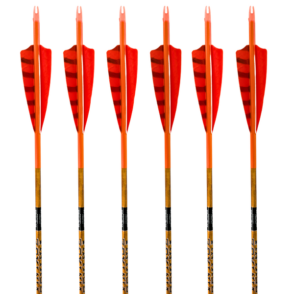 Plumes De Remplacement Pour Flèches Carbone – Bohning – 15/64 – Orange Fluo (douzaine)