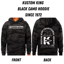 Load image into Gallery viewer, Kustom King - Black Camo Hoodie
