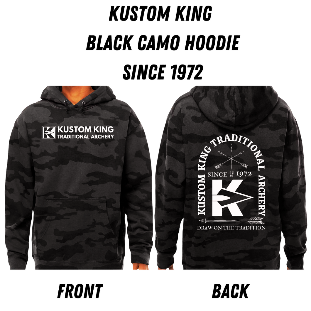 Kustom King - Black Camo Hoodie