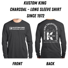 Load image into Gallery viewer, Kustom King - Charcoal - Long Sleeve Shirt
