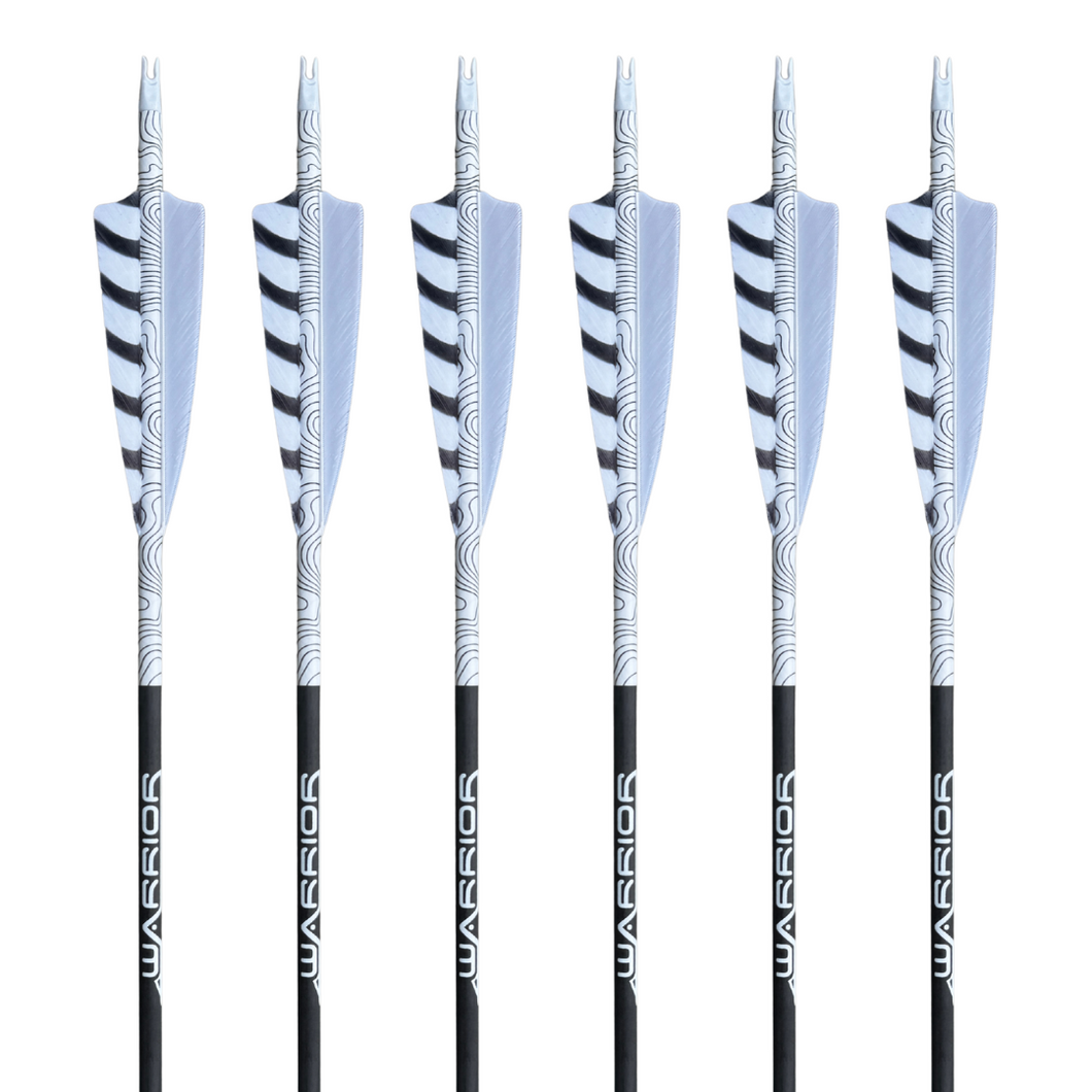 Gold Tip Warrior Arrows - Topo White Out