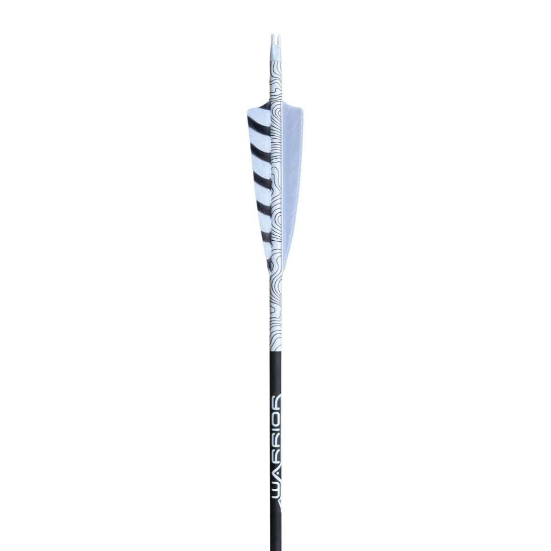 Gold Tip Warrior Arrows - Topo White – Kustom King Traditional Archery