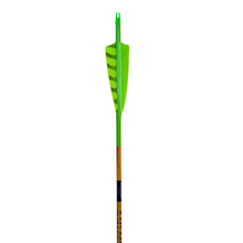 Load image into Gallery viewer, Black Eagle Vintage Carbon Arrows -  Flo Green
