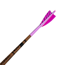Load image into Gallery viewer, Gold Tip Traditional Arrows - Pink Out
