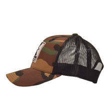 Load image into Gallery viewer, Kustom King Trucker Hat - Camo and Black
