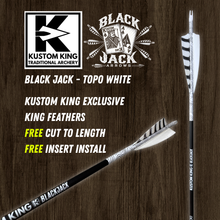 Load image into Gallery viewer, Kustom King- Black Jack Arrows - Topo White
