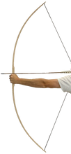 Load image into Gallery viewer, U Finish Classic Hickory Longbow - 72&quot;
