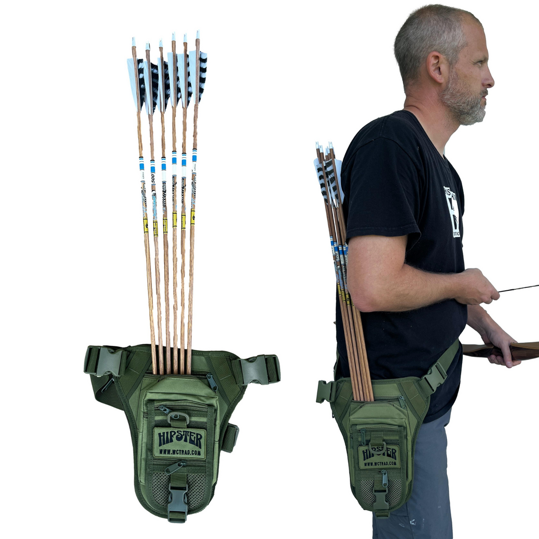 Whiskey City Hipster Side Quiver - OD Green