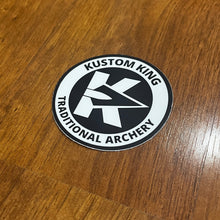 Load image into Gallery viewer, Kustom King Traditional Archery - 3&quot; Round Sticker
