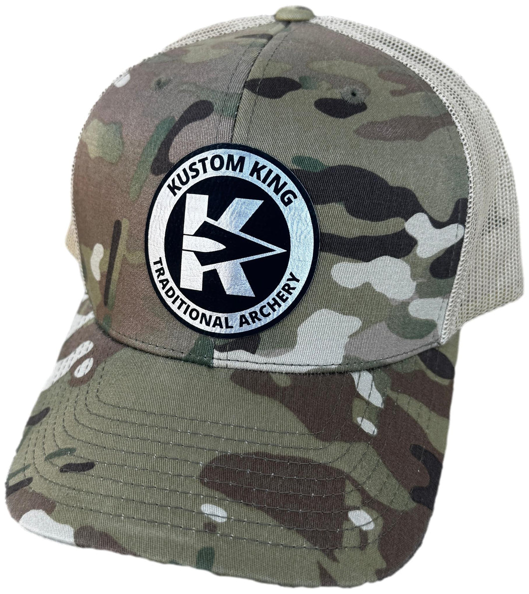 Kustom King Trucker Hat - Camo and Desert Tan