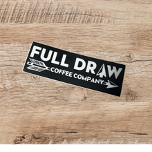 Load image into Gallery viewer, Full Draw Coffee - Logo Sticker
