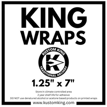 Load image into Gallery viewer, King Wraps - Arrow Wraps - Solid - 7&quot;
