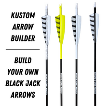 Load image into Gallery viewer, Kustom Arrow Builder - Black Jack Arrows
