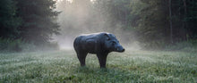 Load image into Gallery viewer, Real Wild 3D Black Boar Archery Target with EZ Pull Foam
