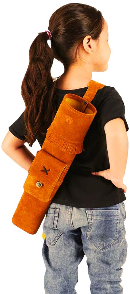Bearpaw Leather Youth Back Quiver