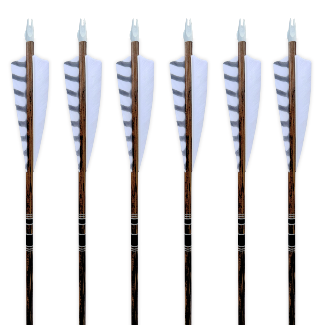 King Arrows - Traditional Arrows - Classic White – Kustom King ...